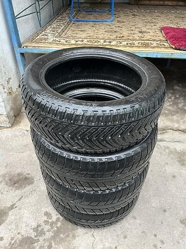 шина 19555r15: Шины 195 / 55 / R 15, Зима, Б/у, Комплект, Легковые, Michelin — 1