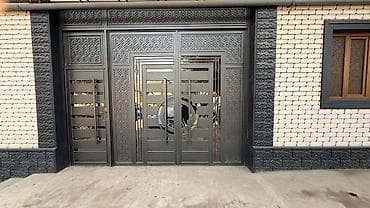 подставка для ювелирных украшений: Кованные/стальные распашные ворота премиум‑класса для частного дома — 6