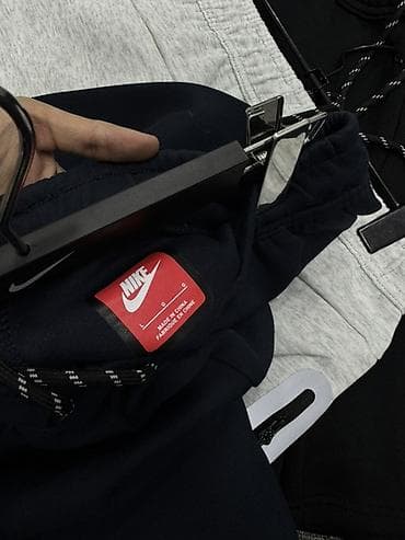спортивные шорты мужские: Мужские шорты, S, M, L, Nike, Новый, цвет - Черный, Самовывоз — 3