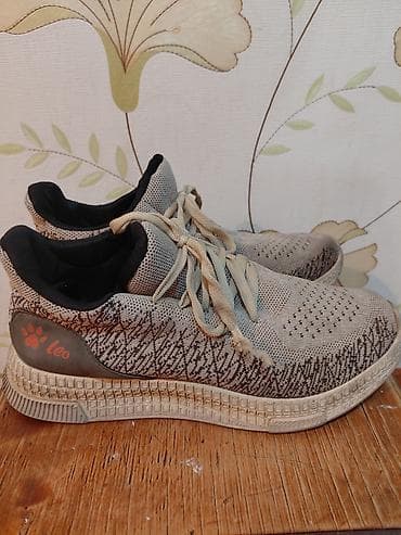 Кроссовки и спортивная обувь: Мужские кроссовки, 40, LION, Б/у, цвет - Бежевый, Самовывоз — 3