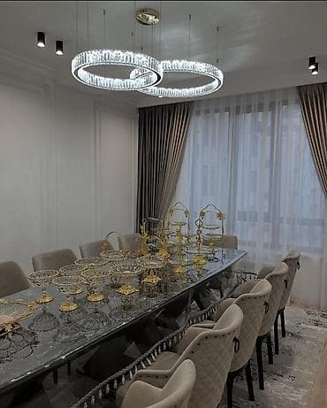 dinner table: Стол и стул для зала, Новый, цвет - Бежевый — 2