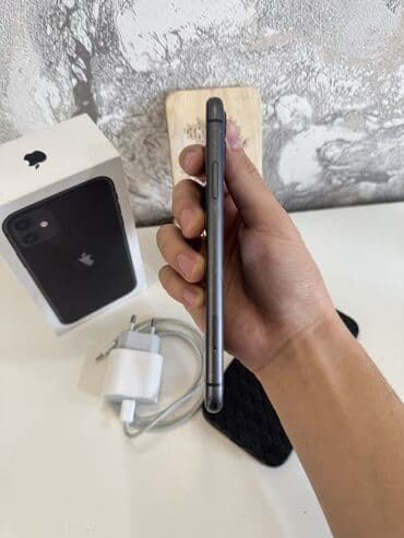 iphone 12 про бу: IPhone 11, Б/у, 64 ГБ, Черный, Зарядное устройство, Чехол, Кабель, 83 % — 6