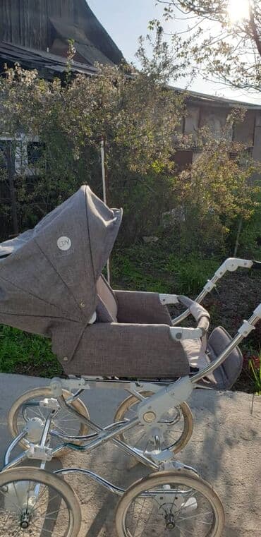 купить коляску трость бу: Коляска, цвет - Серый, Б/у — 1