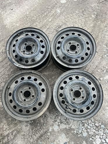 prius 30: Железные Диски R 14 Комплект, отверстий - 4 — 1