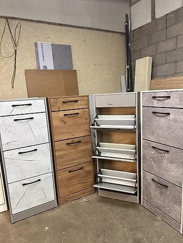 шкаф с полочками: Тумба и подставка для обуви, Другой материал — 2