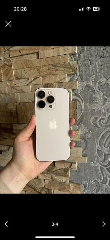 IPhone 16 Pro 128 gb. Родной аккумулятор 100% Телефоном лежал на полке