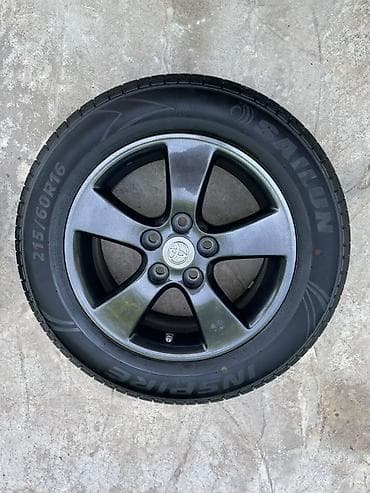 Колеса в сборе 215 / 60 / R 16, Лето, Б/у, Комплект, Легковые, Литые, отверстий - 5 — 4