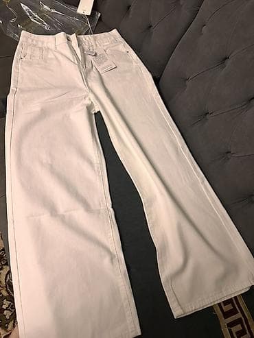 Джинсы: Джинсы, Палаццо, Высокая талия, XL, 2XL — 5