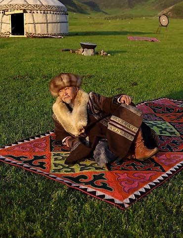 Боз үйлөрдү ижаралоо, Каркасы Жыгач, 65 баш, Полу менен, Самоор, Үстөл — 1