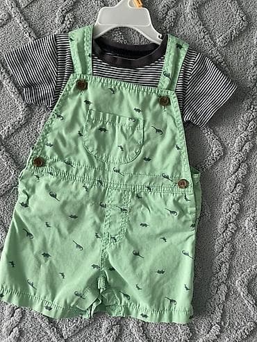 Боди: Боди, цвет - Серый, Б/у — 8