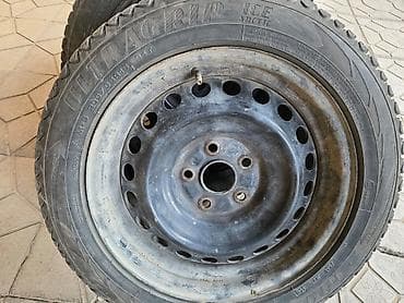 Колеса в сборе 205 / 55 / R 16, Зима, Б/у, Комплект, Легковые, Железные, отверстий - 5 — 2