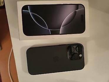 IPhone 16 Pro, Б/у, 256 ГБ, Черный, Коробка