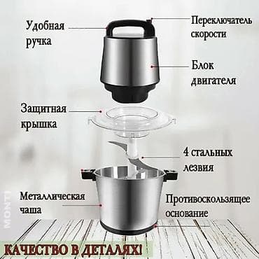 kitchen aid: Электрический измельчитель SOKANY SK-666666 — многофункциональный — 5
