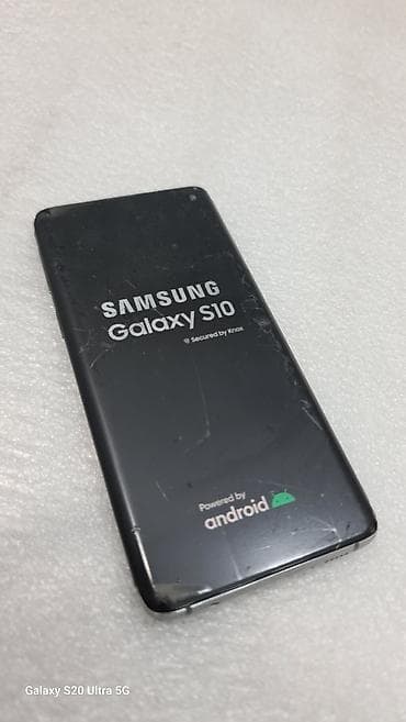 Samsung Galaxy S10, Б/у, 128 ГБ, цвет - Черный, 2 SIM at lalafo.kg Samsung Galaxy S10, Б/у, 128 ГБ, цвет - Черный, 2 SIM