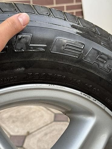 mercedes 220: Колеса в сборе 225 / 70 / R 16, 1 шт, Внедорожные (АТ/МТ), Литые, отверстий - 5 — 4