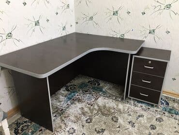 купить кухонный шкафчик напольный: Компьютерный стол, Б/у, Угловой — 4