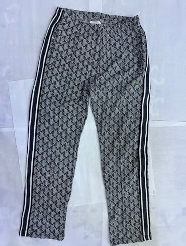 брендовые мужские спортивные костюмы из турции: Мужской спортивный костюм, S, M, L, Lacoste, Новый, цвет - Серый, Самовывоз — 5