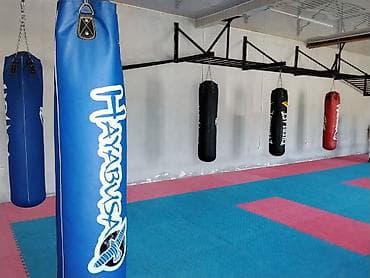 Велозапчасти: Продаю боксерские мешки (груши) для зала. Высота 160-170 см. Есть 6 — 2