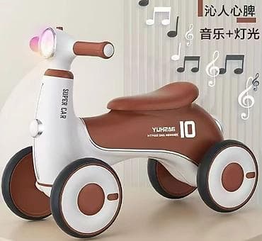 pop it: Детский беговел-каталка 4-колёсный с музыкой и светом - Тип — 1