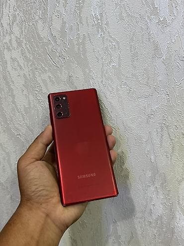 планшет эпл: Samsung Galaxy Note20, Б/у, 256 ГБ, цвет - Красный, 2 SIM — 1