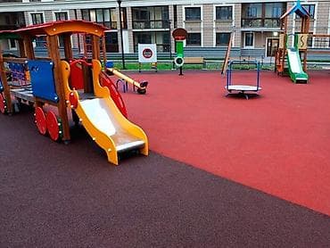 Резиновое покрытие для детских и спортивных площадок - Бесшовное