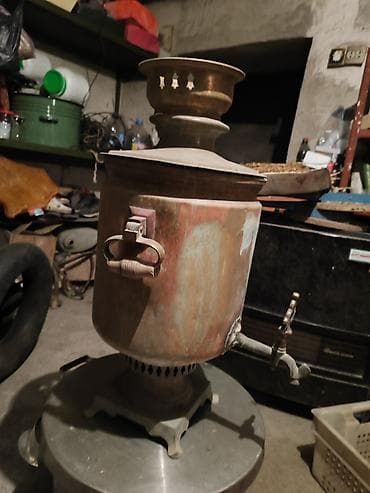 ra 1: Самовар из латуни около 8-10 литров — 6