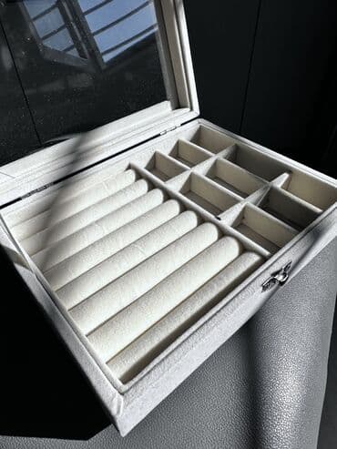 органайзер для украшений: Органайзер для украшений расцветка нежно-розовая,серая,бежевая — 2