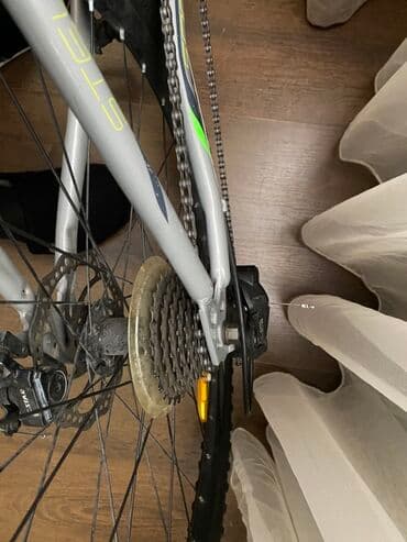 самый лучший трехколесный велосипед с ручкой: Горный велосипед, Stels, Алюминий, Б/у — 8