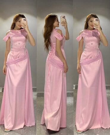 бордовая платья: Вечерние платья — 1