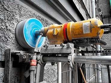 Типография үчүн жабдуулар: Алмазное бурение отверстий в бетоне, кирпиче и железобетоне - — 1