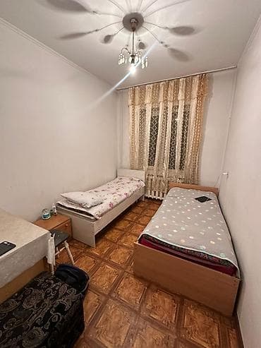 ибраимова: 3 бөлмө, 63 м², 105-серия, 3 кабат, Эски ремонт — 4