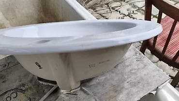 Раковина для ванной, Особенности: Глянцевое, Овальная форма, Материал: Керамика — 2