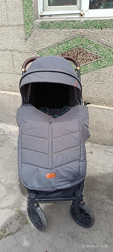 удобные: Коляска, Другой бренд, цвет - Серебристый, Б/у, Самовывоз — 4
