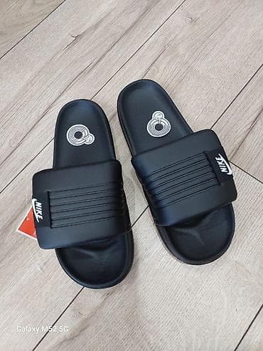 лининг шлепки мужские: Мужские сандалии, 40, 40.5, 41, Nike, Новый, цвет - Черный, Самовывоз — 2