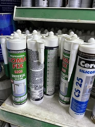 Клей-герметик: Для стекла, Влагостойский — 1