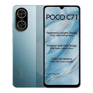 redmi note 8 64: Poco C71, Б/у, 128 ГБ, цвет - Голубой — 1