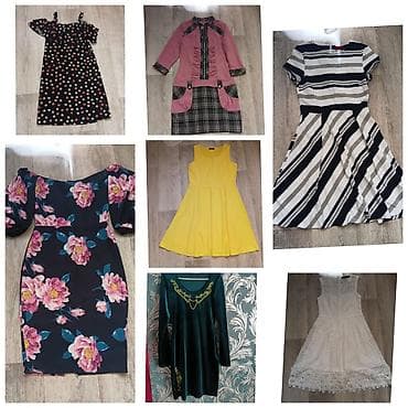 Повседневное платье, Трикотаж, Все размеры