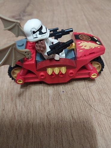 dragon: Игровой набор-конструктор из совместимых с LEGO деталей: красный — 4