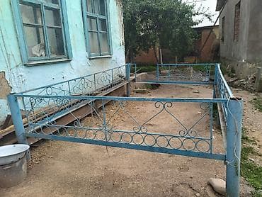 Металлическое кованое ограждение/заборчик секционный. - Материал