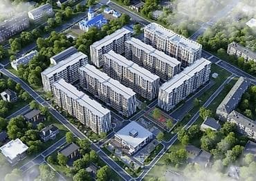 red centr: 1 комната, 48 м², Элитка, 3 этаж, Готовая ПСО (под самоотделку) — 4