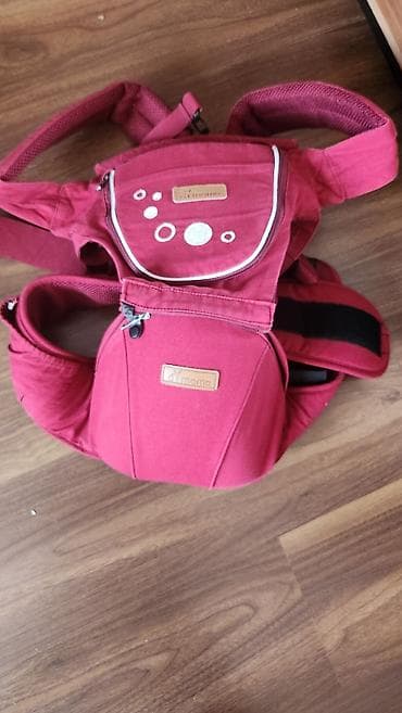 хипсит imama: Эргорюкзак-кенгуру Ai Mama, цвет бордовый. - Тип: переноска для детей — 1