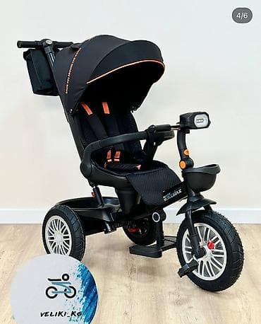 коляски трансформеры 3 в 1: Детский трехколесный велосипед-трансформер с родительской ручкой и — 3