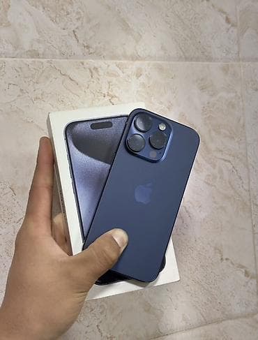 apple 13: IPhone 15 Pro, Blue Titanium, Коробка — 1
