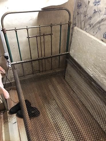 кроват метал: Продаю советскую кровать Металлическая односпальная кровать с сетчатым — 2