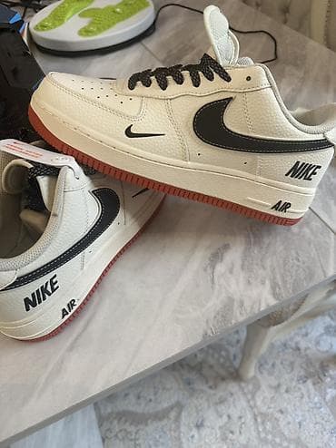 черные форсы: Мужские кроссовки, 42, 43, Nike, Новый, цвет - Белый — 5