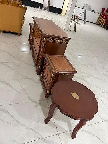 мебельные доски: Спальный гарнитур, Б/у, Двуспальная кровать, Шкаф, Комод, Италия, Дерево, Самовывоз, цвет - Коричневый — 7