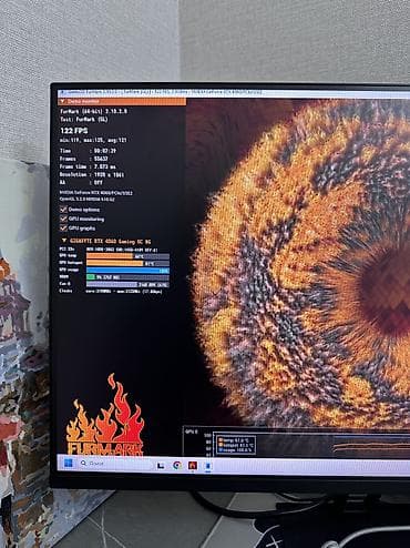 gaming computer: Компьютер, ядер - 6, ОЗУ 16 ГБ, Для несложных задач, Б/у, AMD Ryzen 5, NVIDIA GeForce RTX 4060, NVMe — 10