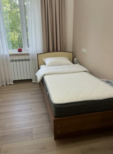 детская кровать двухъярусная: Односпальная кровать из МДФ, без матраса. Описание: - Размер — 1