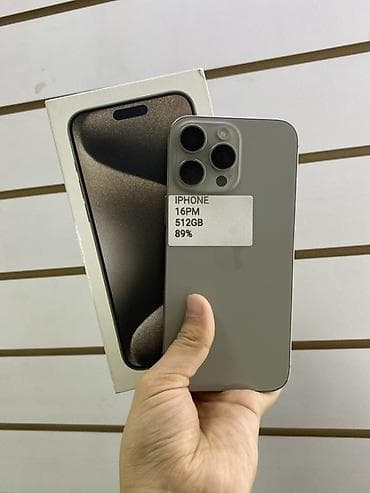 iphone 10 xs max: IPhone 16 Pro Max, 512 ГБ, Коробка, 89 % — 1