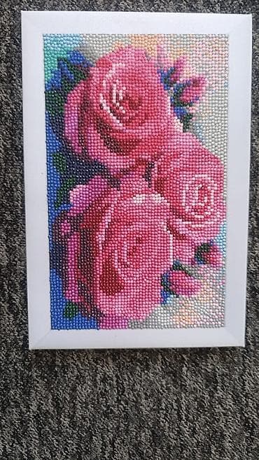 букет 101 роза: Цена договорная Картины “алмазной мозаикой” — 9